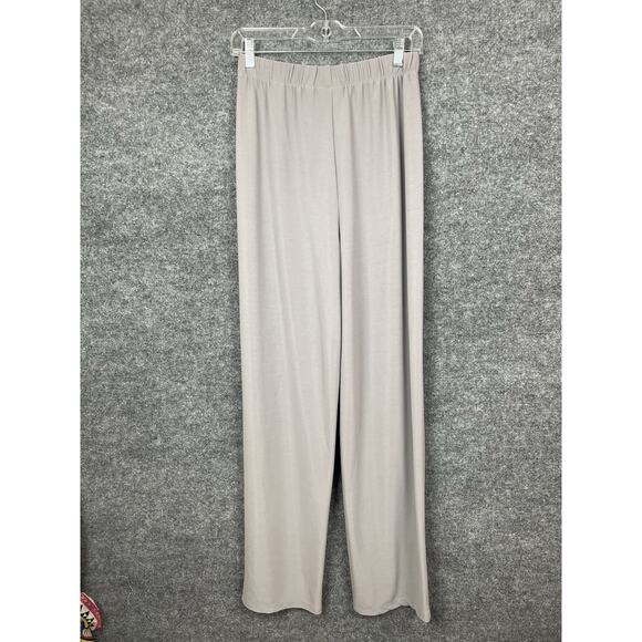 Susan Graver Pants - Susan Graver Style Women Gray Elastic Waist Liquid Knit Pants Size Petite M